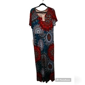 Long dress with pockets